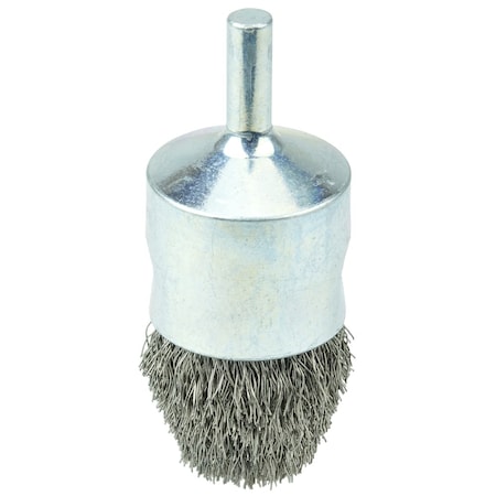 Weiler Controlled Flare Crimped Wire End Brush 1", .0104" Fill 10321